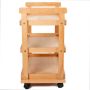 Removable three-layer easel tool for painting material storage
