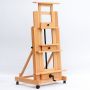 High quality wood easel for artists with different angles adjustable