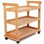 Removable three-layer easel tool for painting material storage