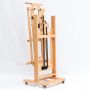Customized professional art master large studio wooden easel with hand rocker easel