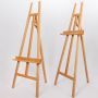 Portable wooden three-leg standing easel folding beech painting easel