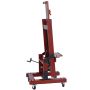 High quality wood painting studio easel with wheels by top artist master