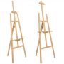 1.5m wooden easel for art students for beginners and children's art painting display easel