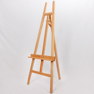 Standing tripod artist's easel Natural beech wood easel painting easel