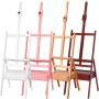 Factory selling custom beech folding easel/beech with drawer easel, free samples