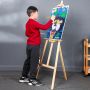 1.5m wooden easel for art students for beginners and children's art painting display easel