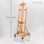 Folding easel scaffolding oil painting sketch sketching easel can be raised and lowered back