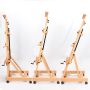 Solid wood professional easel adjustable lifting single rocker large floor multifunctional easel