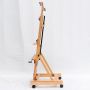 Solid wood professional easel adjustable lifting single rocker large floor multifunctional easel