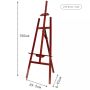 Scaffolding wooden easel folding portable wooden student art easel