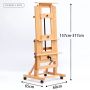 High-quality professional artist master painting studio easel supplier wholesale all kinds of easel