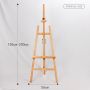 Adjustable height standing floor easel display easel for both children and adults