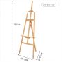 Cheap standing easel Wedding advertising wooden display easel