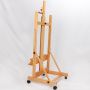 Movable advertising display easel, painting sketch wood easel, suitable for children and adults