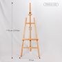 Three-legged stand-up display easel, floor easel for beginners