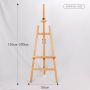 Standing on three legs displaying wooden easels for advertising, weddings, sketch painting