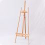 Supplier custom triangle standing easel beech wood display easel
