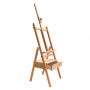 New product Amazon selling beech wood art easel with drawers for painting students