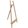 Wholesale Free Sample 122*21*61cm Best Quality Wood Painting Lyre Easel For Children