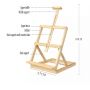 Freely retractable children's desktop easel