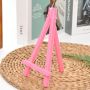 Factory direct sale customizable mini plastic desktop art display easel