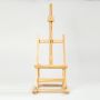 Freely retractable children's desktop easel