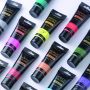 Used for art painting high quality 75ml plastic tube acrylic paint set