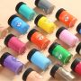 Children's graffiti finger painting paint 24 colors 25ml acrylic paint set free 6 brushes