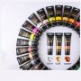Used for art painting high quality 75ml plastic tube acrylic paint set
