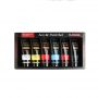Amazon hot sale 30 color plastic hose 75ml acrylic paint children graffiti paint