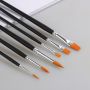 Professional 36 colors 35ml Plastic Tube Acrylic Paint with 6pcs Paintbrushes set For Artists Painting