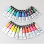 Factory direct sale 24 colors 20ml aluminum tube acrylic paint set for artist painting