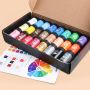 Factory direct sale high quality 25ml plastic tube acrylic paint set 24 pieces