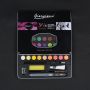 36 Colors Solid Watercolor Paint Pigments Tin Box Set With Free Gifts