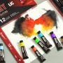 New Style Neutral Packing 12 Colors 12ml Aluminum Tubes Acrylic Painting Set