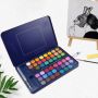 2021 Wholesale 48 Colors High Quality Tin Box Solid Watercolor Paint Set With Free Gifts