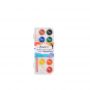 Amazon Hot Sale 24 Colors Watercolor Paint Cakes Paint Set With Free Pencil, Sponge, Mat, Small Towel
