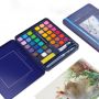 2020 Foreign Trade 36 Colors Ultra-Thin Tin Box Solid Watercolor Paint Set With Free Gifts
