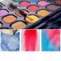 2020 Foreign Trade 36 Colors Ultra-Thin Tin Box Solid Watercolor Paint Set With Free Gifts