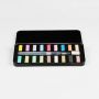 Factory direct sale 18 colors solid watercolor paint vivid colors water color