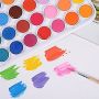 Factory wholesale 36 colors premium solid Non-toxic watercolor paint set