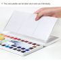 Premium Quality Bright Colors 18/24/36colors Watercolor Solid Paint with 1 Piece Water Brush Pen