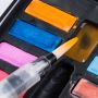 Factory direct sale 18 colors solid watercolor paint vivid colors water color
