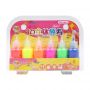 6Colors 3D Acrylic Pigment Watercolor Paint Drawing Art DIY Handmade Painting Fluorescent Flash Pearlescent Luminous color set