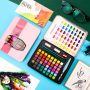 Factory wholesale 36/48 colors premium solid Non-toxic watercolor paint set Customized metal box packaging