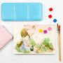 Wholesale 24colors Soluble Solid Water Color Paint Cake Cheap Fancy Watercolor Paint Pigment