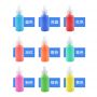 6Colors 3D Acrylic Pigment Watercolor Paint Drawing Art DIY Handmade Painting Fluorescent Flash Pearlescent Luminous color set