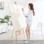 175cm Students Drawing Easel Tripod Floor-Standing Beech Wood Display Easel Art Easel