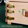 Customized High Quality Wooden 3-Drawer Box Easel Brush Storage Art Box Easel