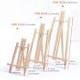 Best selling 30/40/50cm Mini Wooden Tabletop Easel adjustable artist paint easels